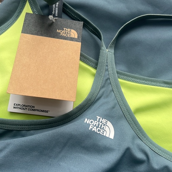 NEW💚💙The North Face Goblin Blue Ombré Sky Printed Arque Hike Dress -Large $119 - Picture 8 of 9